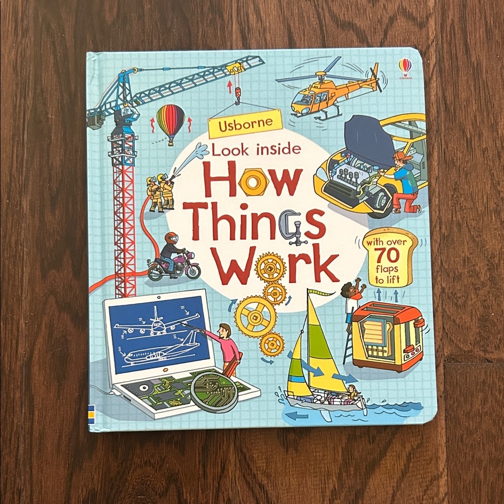 Usborne How Things Work Lift Flap book for Kids